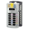 Fuse Block ST Blade Fuse Dual 12 Circuit with  Negative Busbar & Cover