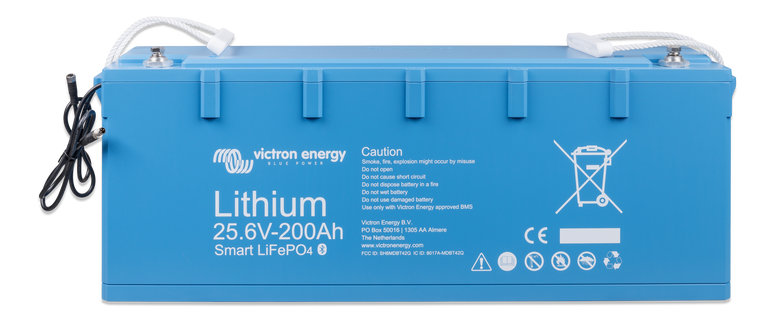 Victron Lithium LiFePO4 Battery | 25.6V 200Ah | Smart-a (BAT524120610)