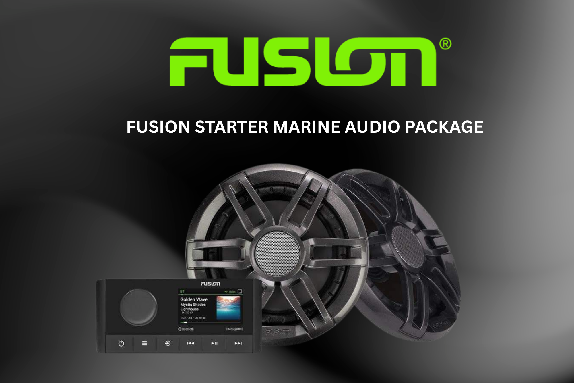 Fusion Premium Marine Audio Package