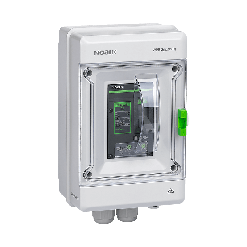 Noark 250 Amp DC Moulded Circuit Breaker 2 Pole With IP65 Enclosure