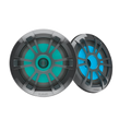 Fusion® EL Series Marine Speakers 6.5" 80-Watt Sports Grey Marine Speaker (Pair) with RGB LED Lighting - 010-02080-20