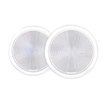 Fusion® FM Series Marine Speakers 6.5" 120-Watt Round White Flush-Mount Marine Speaker - 010-02299-00