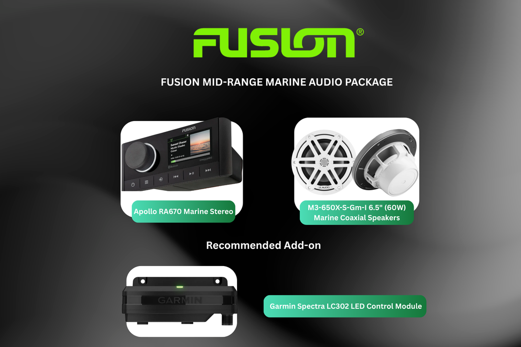 Fusion Mid-Range Marine Audio Package