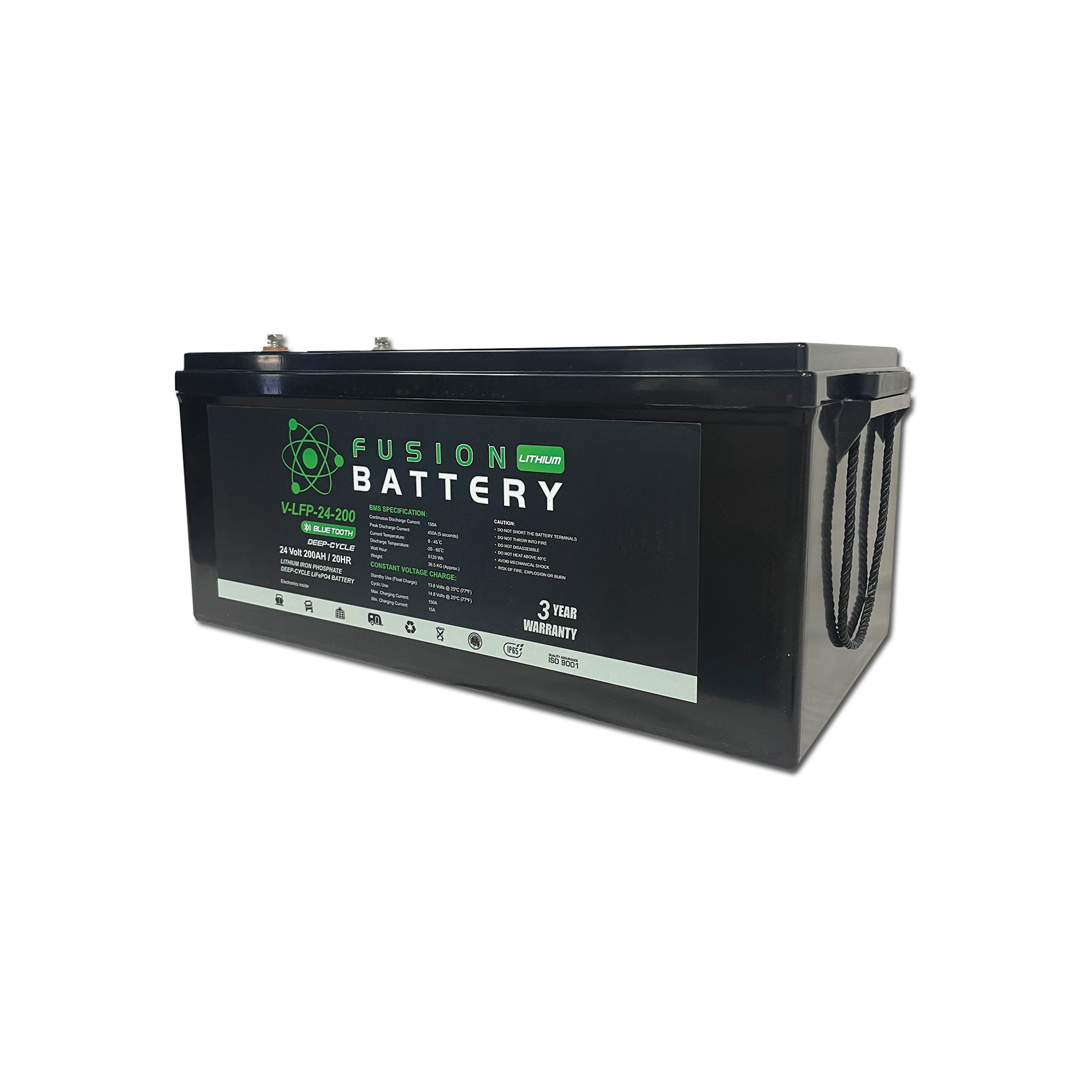 Fusion V-LFP-24-200 Deep-Cycle 24v 200Ah Lithium Battery
