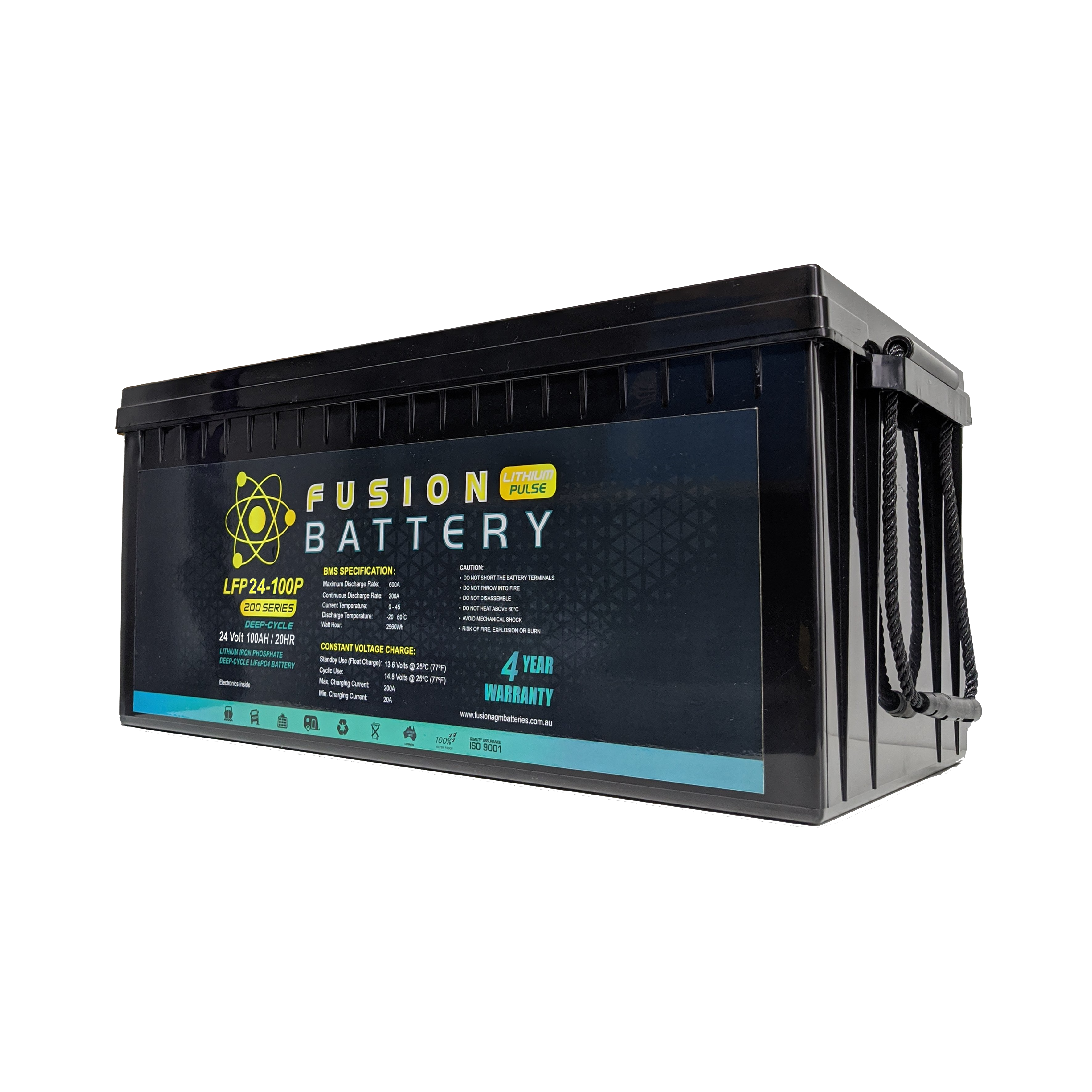 Fusion Pulse 24v 100Ah Lithium Battery