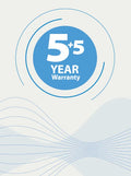 Additional 5 years warranty (total 10 years).