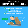Skip the queue!