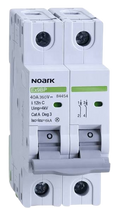 Noark 40 Amp DC EX9BP-N Miniature Circuit Breaker MCB 2 Pole K Curve 10kA