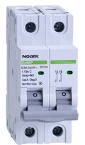 Noark 63 Amp DC Miniature Circuit Breaker MCB 2 Pole K Curve 10kA