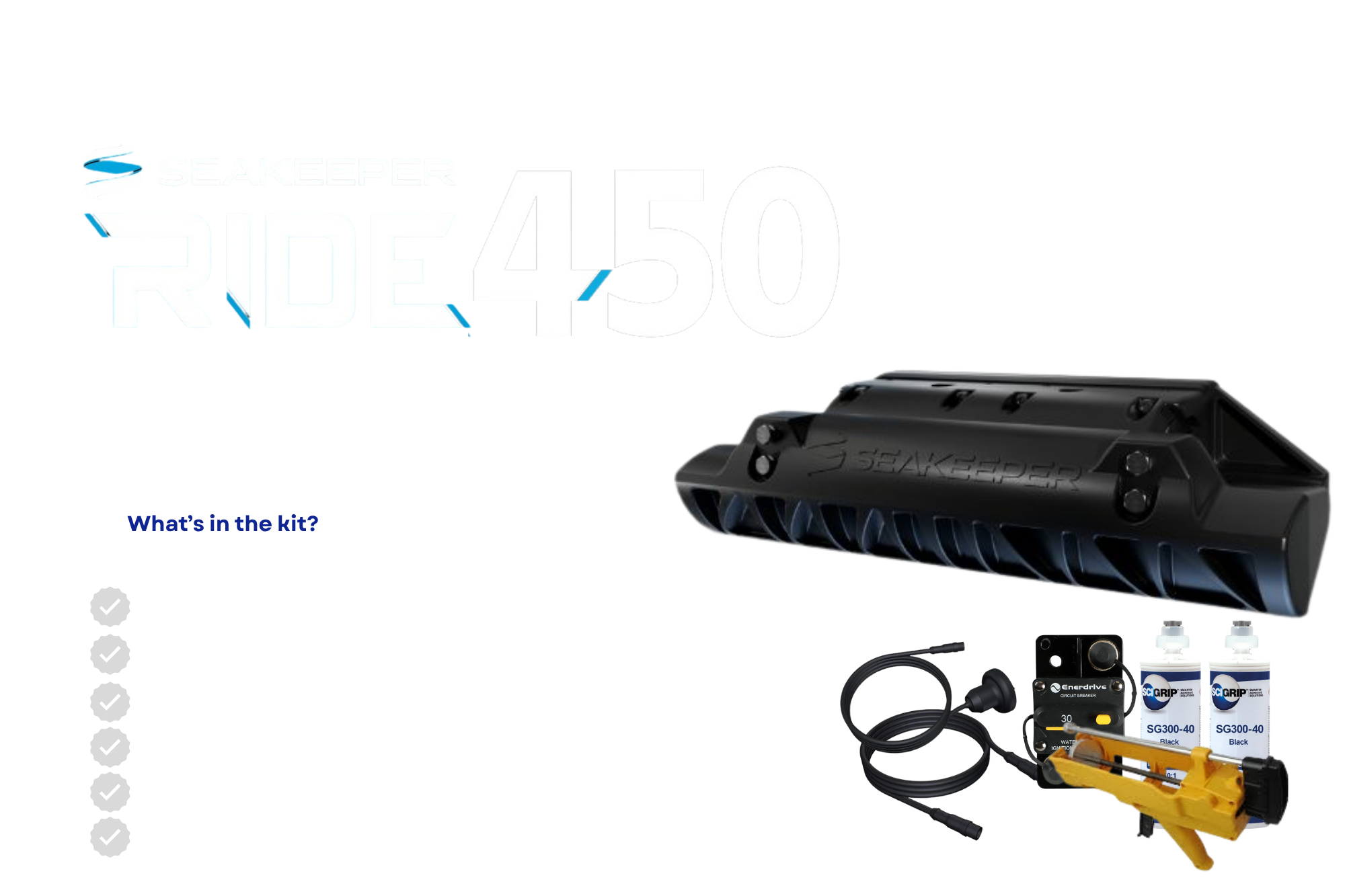 Seakeeper 450 Complete Kit