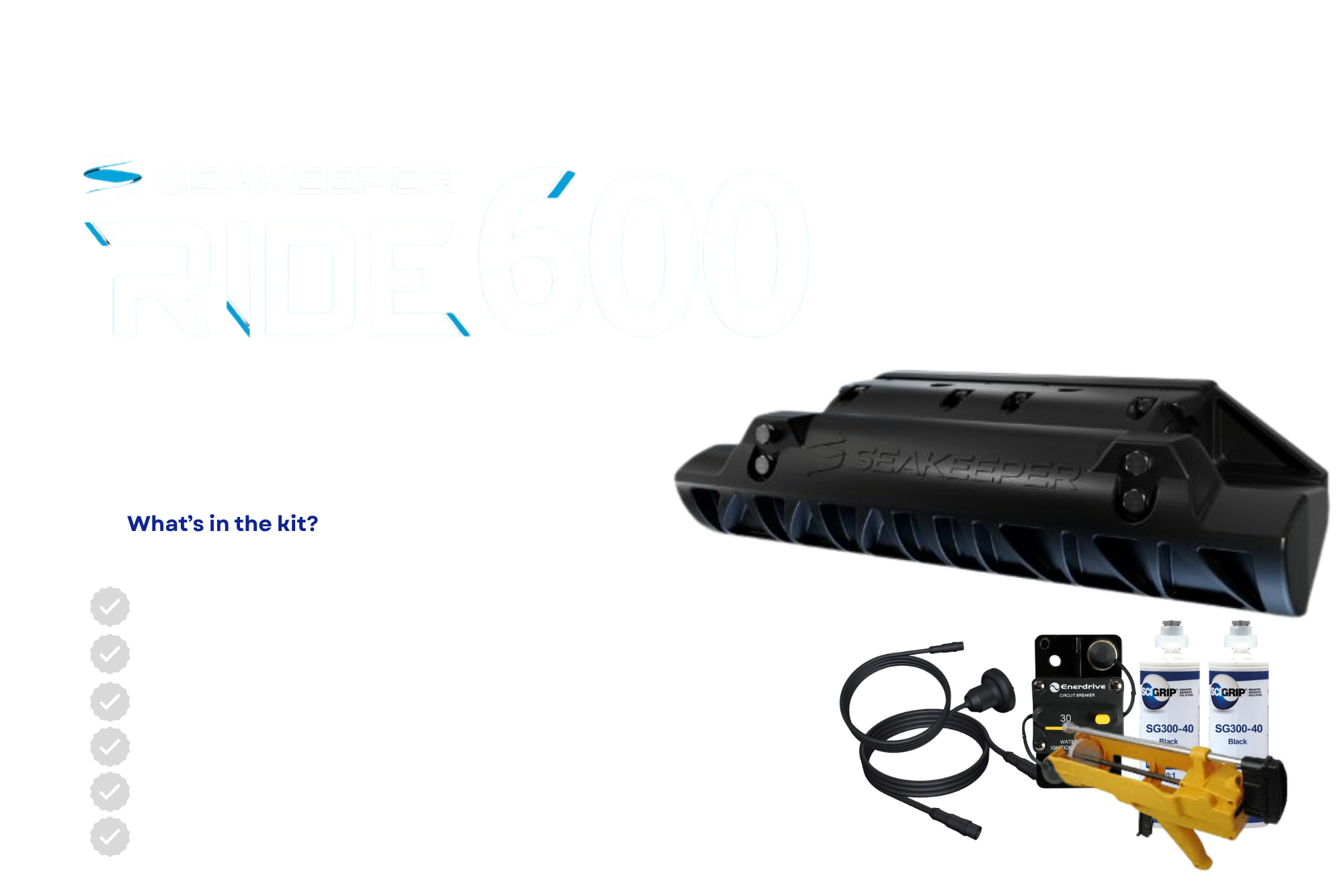 Seakeeper 600 Complete Kit