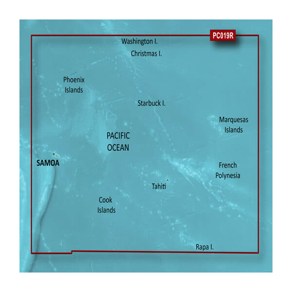 BlueChart g3 microSD with SD Adaptor - Polynesia