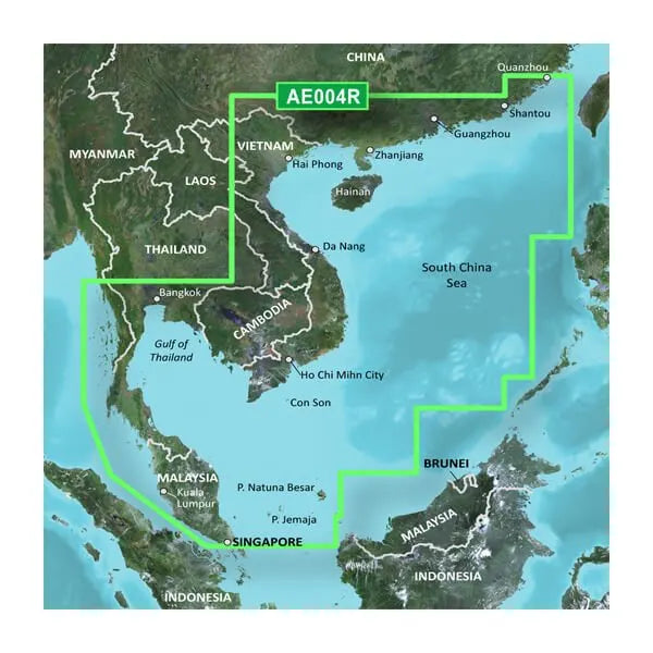 BlueChart g3 microSD with SD Adaptor - Hong Kong/South China Sea