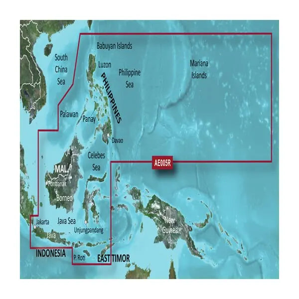 BlueChart g3 microSD with SD Adaptor - Phillippines - Java - Mariana Islands