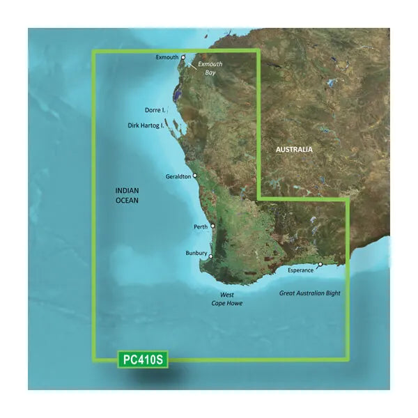 BlueChart g3 microSD with SD Adaptor - Esperance to Exmouth Bay