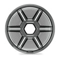 Fusion Apollo™ Subwoofer grille, 12" Shielded gray subwoofer grille