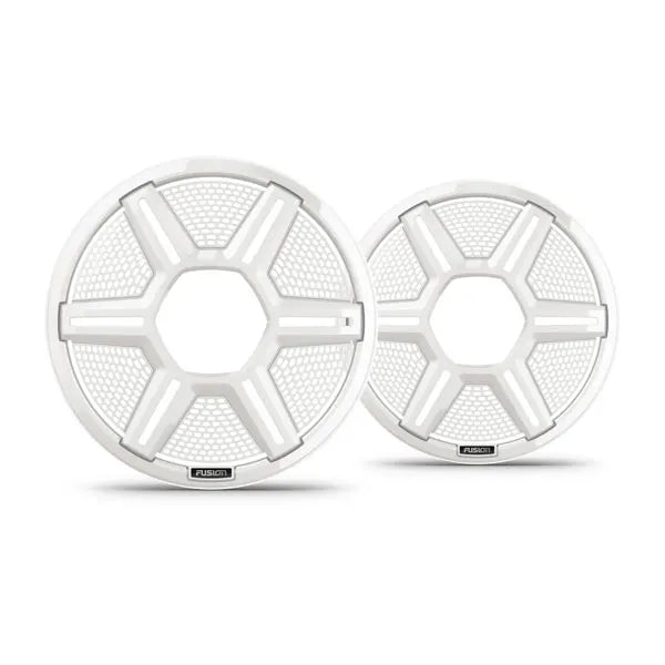 Fusion Apollo™ Speaker grilles, 8.8" Shielded white speaker grilles (pair)