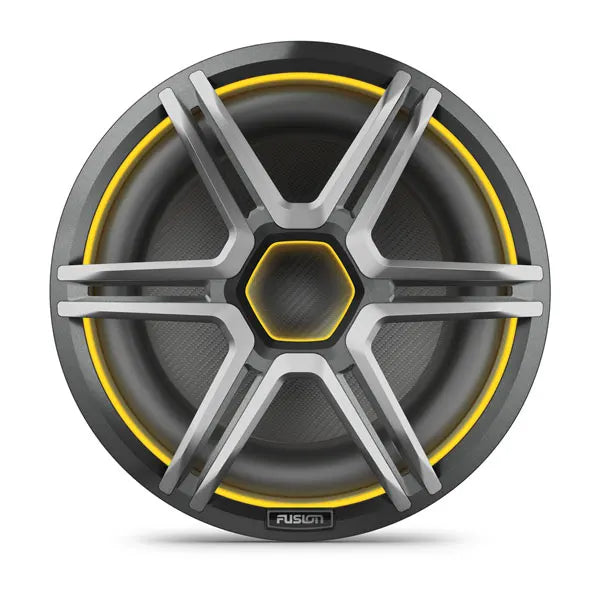 Fusion Apollo™ Subwoofer, 12" LED Marine Subwoofer with Sports Grey Grille