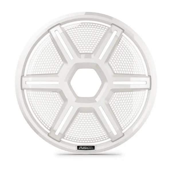 Fusion Apollo™ Subwoofer grille, 12" Shielded white subwoofer grille