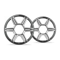 Fusion Apollo™ Speaker grilles, 8.8" Sports gray speaker grilles (pair)