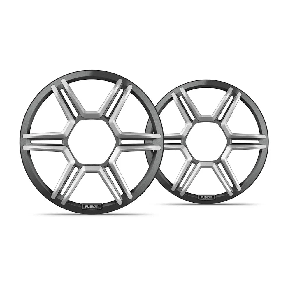 Fusion Apollo™ Speaker grilles, 8.8" Sports gray speaker grilles (pair)