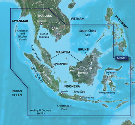 BlueChart g3 Vision microSD - Sin/Mal/Indonesia