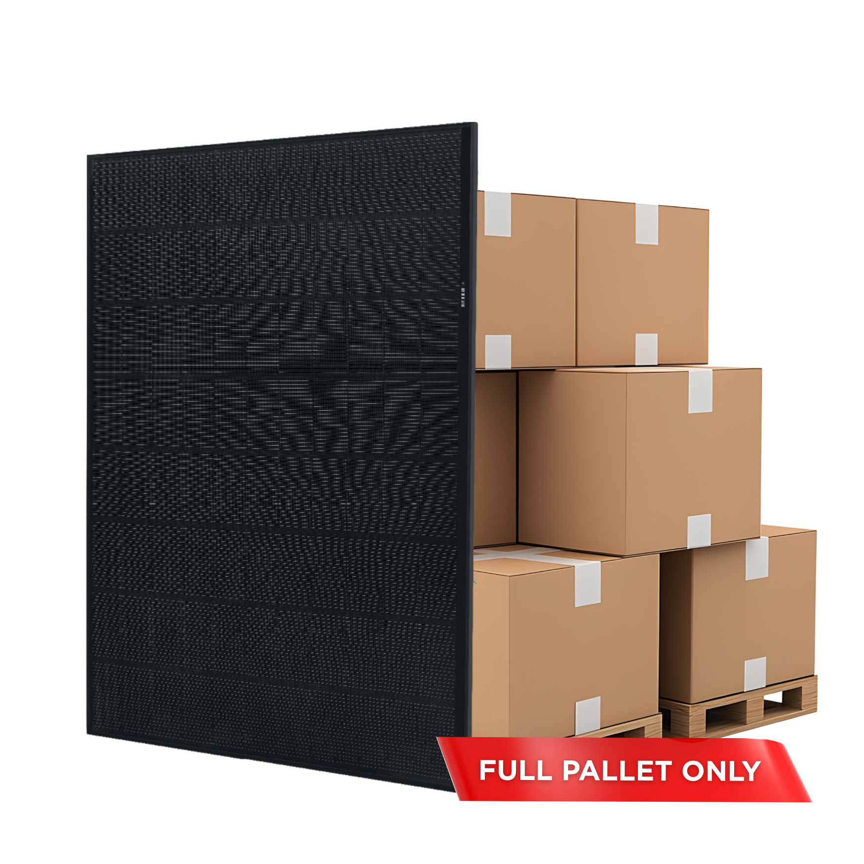 REC Solar 470 Watt ALPHA PURE RX 30mm All Black Solar Panel PALLET OF 33