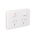 Powerpoint Clipsal 10 Amp C2000 Double Internal Powerpoint White